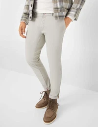 Herren Chino Style SILVIO, Hellgrau, Gr. 38/32
