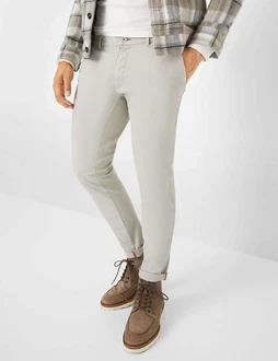 Brax Chinohose Style SILVIO Khaki/Hellgrau/Grau/Hellgrün