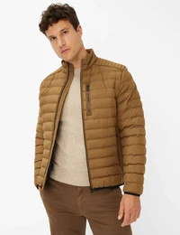 Herren Steppjacke Style CRAIG, Hellbraun, Gr. XXL