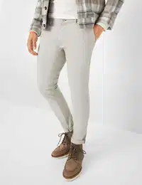 Herren Chino Style SILVIO, Hellgrau, Gr. 36/34