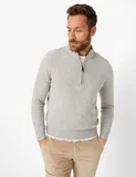 Gerippte Pullover mit Reißverschluss image