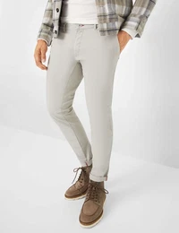 Herren Chino Style SILVIO, Hellgrau, Gr. 34/32