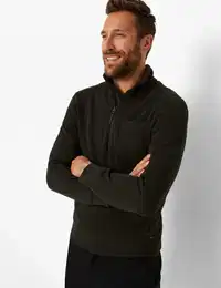 Herren Sweatshirt Style SAVIO, Oliv, Gr. 4XL