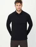 Brax Langarm Poloshirt Style PIRLO Schwarz