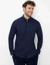 Herren Hemd Style DANIEL, Dunkelblau, Gr. L