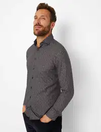Herren Hemd Style HAROLD, Beere, Gr. M