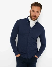 Herren Hemd Style DANIEL, Dunkelblau, Gr. XL