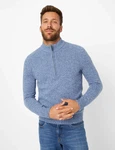 Brax Strickpullover Style STEFFEN Rauchblau