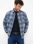 Brax Langarmhemd Style KEITH blau