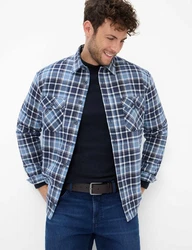 Brax Langarmhemd Style KEITH blau