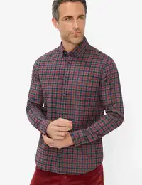 Herren Hemd Style DANIEL, Rot, Gr. XXL