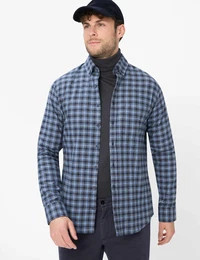Herren Hemd Style DANIEL, Blau, Gr. L