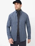 Brax Herren Hemd Style DANIEL Blau