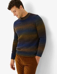 Herren Strickpullover Style BUDDY, Dunkelbraun, Gr. XXXL
