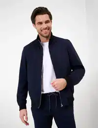 Herren Blouson Style ENZO, Dunkelblau, Gr. L