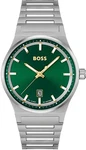 BOSS Uhr CANDOR (1514079) grün/silber (1514079)