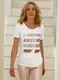 Tričko AMY VERMONT bílá