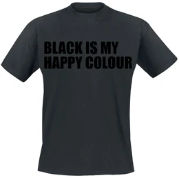 Black Is My Happy Colour T-Shirt