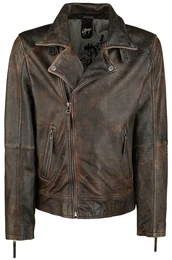 Marvin Slim Fit Lederjacke