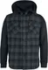 RED by EMP Hooded Checked Flanellhemd