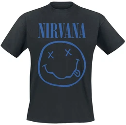 Nirvana Blue Smiley T-Shirt