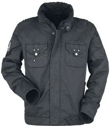 Rock Rebel by EMP graue Jacke mit Übergangsjacke