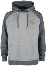 Grauer Kapuzenpullover