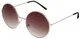 Circular Brown Sonnenbrille