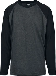 Raglan Contrast Langarmshirt