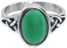etNox Grüner Kristall Ring