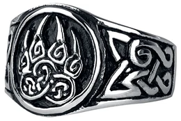 etNox hard and heavy Bärentatze Ring