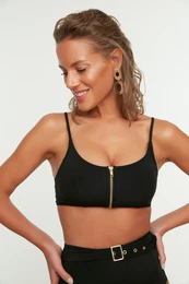 Bikiny vrchn dl Zip detailed