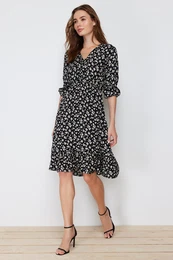 enska obleka Floral Patterned