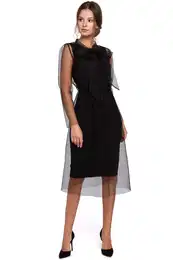 enska obleka Tulle Detailed