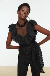 enska bluza Belted