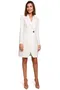 Bela Dolga Blazer Obleke za dame image