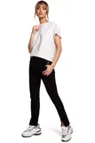 Črna Jeggings Bombaž za dame image