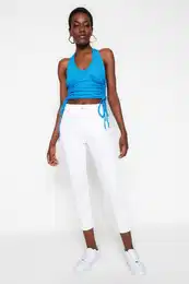 enske kavbojke High Waist