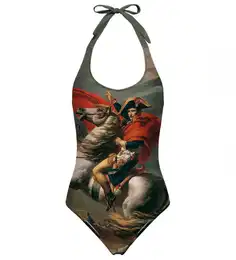 Women's swimsuit NAPOLEON CROSSING THE ALPS
