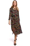 3/4 rokavi Bluza Obleke Viskoza za dame image