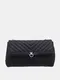Bessie London Black Clutch
