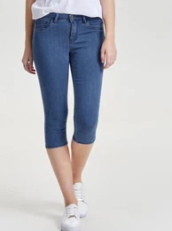 Blue 3/4 Jeans Rain