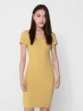 Rumena Babydoll Obleke za dame image