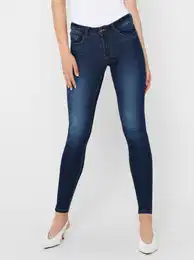 Dark blue skinny fit jeans New Nikki - Women