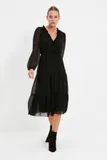 Boho Midi obleke za dame image