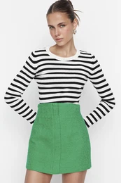 enski pulover Striped