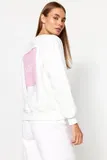 Oversized mikina lilové barvy image