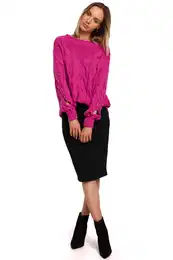Dmsk svetr Fuchsia