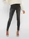 Dark grey skinny fit jeans VERO MODA Tanya