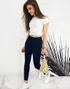 Temno modra Treggings za dame image